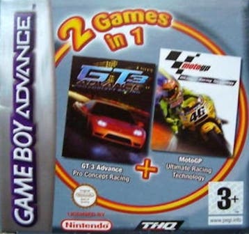 2 Games in 1 GT Advance 3 Pro Concept Racing + MotoGP - G..., Games en Spelcomputers, Ophalen of Verzenden, Zo goed als nieuw