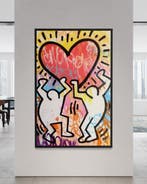 Gunnar Zyl - Heart / Keith Haring & Zyl XXL, Antiek en Kunst