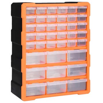 vidaXL Organiser met 39 lades 38x16x47 cm, Verzenden