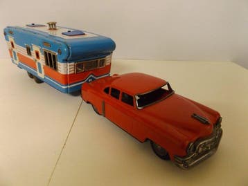 SSS Toys - Véhicule-jouet - Buick mit Wohnwagen - 1950-1960