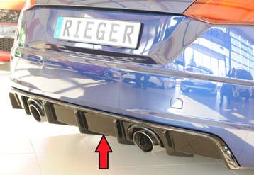 Rieger diffuser | geschikt voor Audi TT (8J-FV/8S) S-Line 20, Verzenden