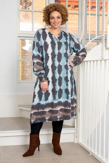 ZHENZI jurk lange mouwXL=54-56Maat 46/48 (XL) of groter, Verzenden, Nieuw, Maat 46/48 (XL) of groter, Overige kleuren
