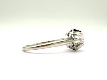 Ring - 18 karaat Witgoud - 0.50ct. tw. Diamant (Natuurlijk), Nieuw