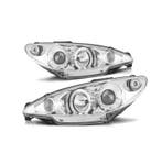 PHARES PEUGEOT 206 CONECTOR H4 98-08 ANGEL EYES CCFL FOND CH, Verzenden, Nieuw