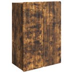 vidaXL Wandkast Gerookt eiken 66 x 34,5 x 92 cm Bewerkt hout, Huis en Inrichting, Kasten | Overige, Verzenden, Nieuw