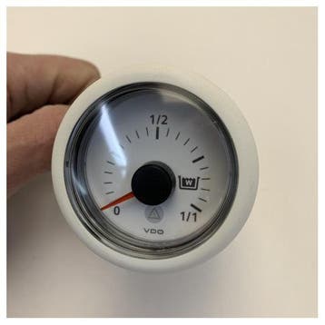 Bieden: VDO ViewLine Wastewater Level Guage White 12/24V -, Ophalen of Verzenden