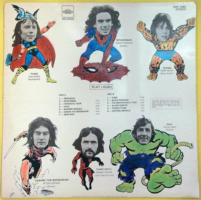 Icarus - The Marvel World Of Icarus (UK 1972 - LP - 1ste, Cd's en Dvd's, Vinyl Singles