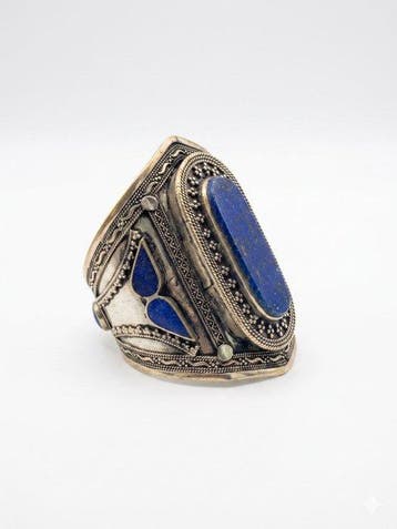 Zonder minimumprijs - Armband Zilver Lapis lazuli - Lapis, Nieuw