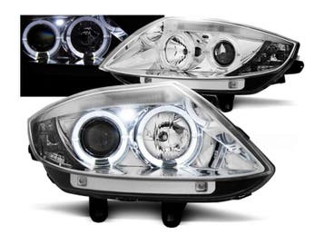 Angel Eyes koplampen Chrome geschikt voor BMW Z4 E85 E86, Auto-onderdelen, Verzenden, Nieuw, BMW