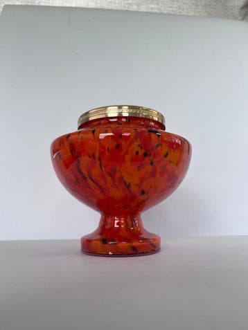Kralik - Bloemensteker - Vaas - Spatter glas