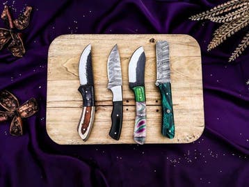 North America Black Smith Collectible Knife Handmade Skinner