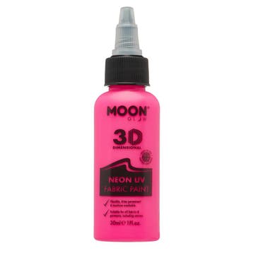 Moon Glow Neon UV Fabric Paint 30ml Intense Pink 30ml, Hobby en Vrije tijd, Verzenden, Nieuw