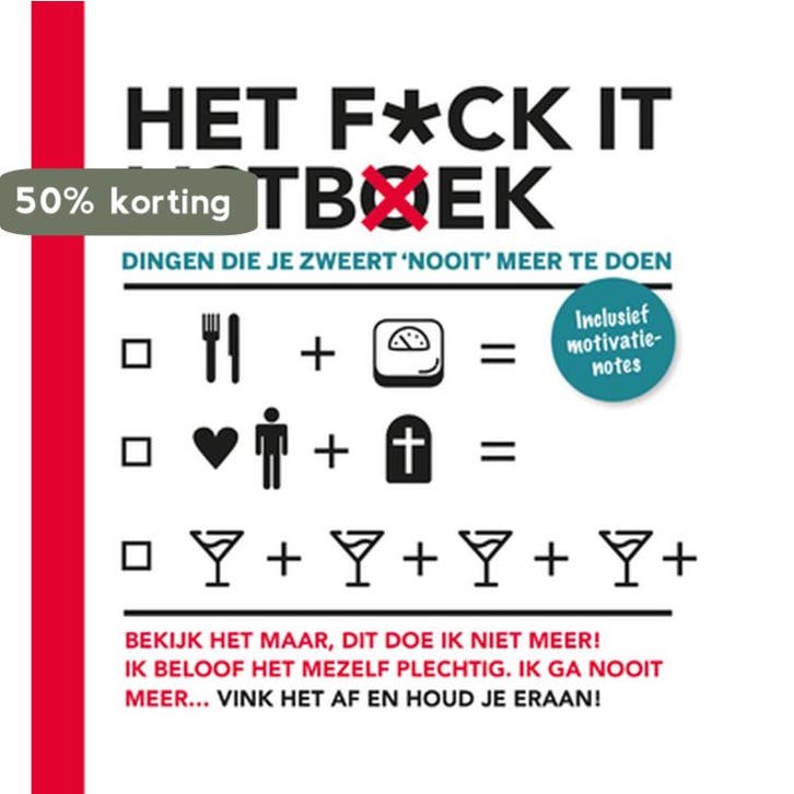Het fuck it listboek 9789463540155, Livres, BD, Envoi