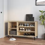 vidaXL Schoenenkast 102x36x60 cm bewerkt hout sonoma, Verzenden