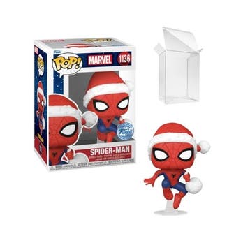 Funko Pop Marvel  SpiderMan Christmas 1136 Amazon   kerst, Collections, Verzenden