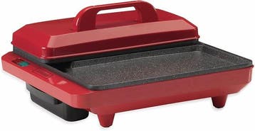 Grillplaat - Teppanyaki Bakplaat - Tafelgrill - Rood - Trebs, Verzenden, Nieuw