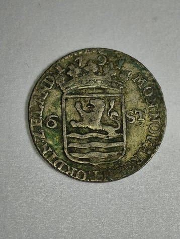 Nederland, Zeeland 6 Stuivers 1791 (Zonder minimumprijs)