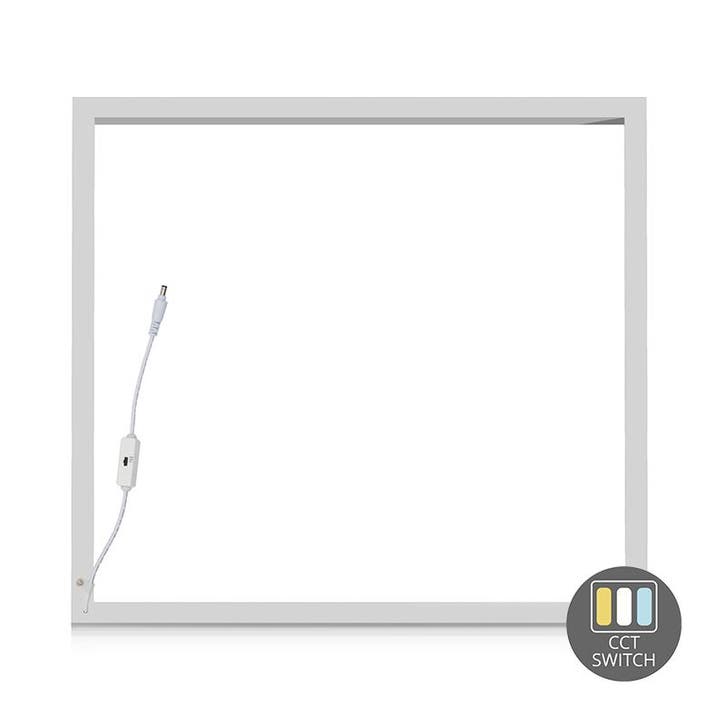 Luxar LED Frame Paneel Edge Lit 32W CCT-Switch 60x60 cm Wit, Articles professionnels, Aménagement de Bureau & Magasin | Commerce & Inventaire