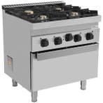 Fornuis + Oven | 700 SERIE | Gas | 4 Branders (3x 6.5kW, 1x, Verzenden, Nieuw in verpakking