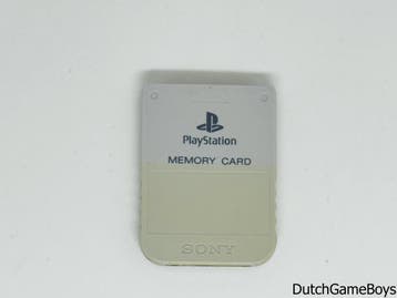 Playstation 1 / PS1 - Memory Card - White, Verzenden, Gebruikt
