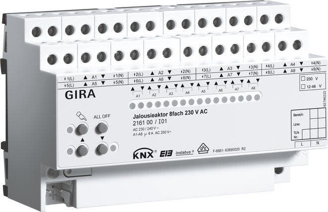 Système de Bus dactionneurs Pour stores Gira KNX sur Rail, Doe-het-zelf en Bouw, Elektriciteit en Kabels, Verzenden