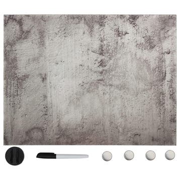 vidaXL Magneetbord wandmontage 80x60 cm glas, Verzenden, Nieuw in verpakking