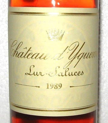 1989 Château dYquem - Sauternes 1er Cru Supérieur - 1 Halve, Verzamelen, Nieuw