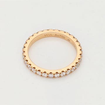 Ring - 14 karaat Geel goud Diamant (Natuurlijk)