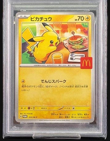 Pokémon - 1 Graded card - Pikachu 020/M-P - PSA 10, Nieuw