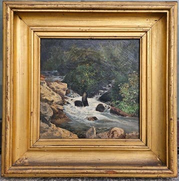 Achille Carrillo (1818-1880) - Fonti del Sorano, Antiek en Kunst, Kunst | Schilderijen | Klassiek