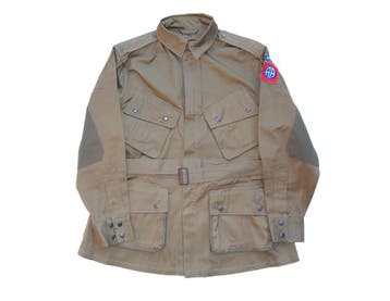 Replica US ww2 Para Field Jacket M42, Collections, Ophalen of Verzenden, Kleding of Schoenen