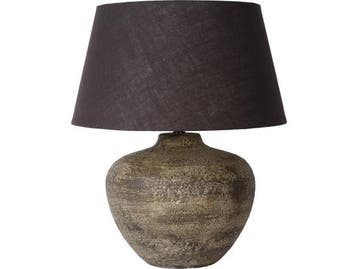 Veiling - Lucide Ramses Tafellampenkap 40 cm - Roest Bruin, Huis en Inrichting, Nieuw
