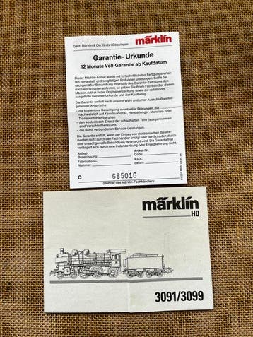 Märklin H0 - 3093 - Modeltrein (1) - BR 18 478 - DB, Hobby en Vrije tijd, Nieuw