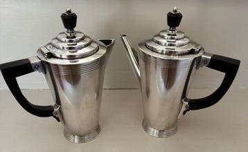 Theepot - Verzilverd - 1930er jaren Mappin & Webb