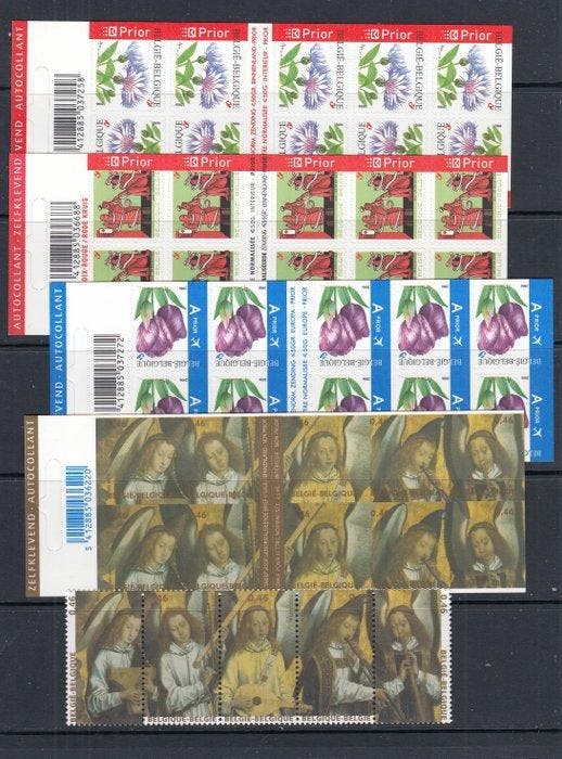 België 2006 - volledig jaar 2006 , alle 12 boekjes, Timbres & Monnaies, Timbres | Europe | Belgique