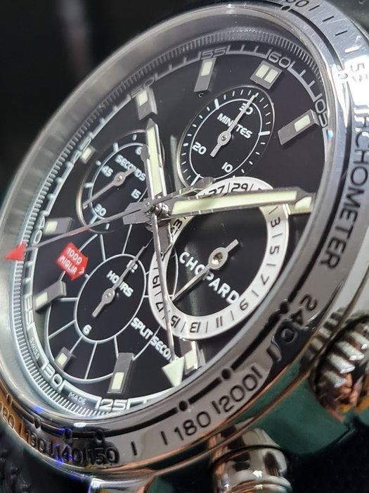 Chopard - mille miglia 500 limited Rattrapante split, Handtassen en Accessoires, Horloges | Heren