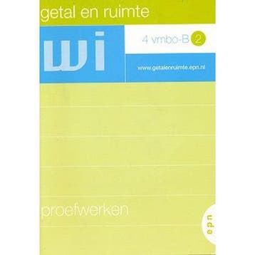 Getal en Ruimte 4 Proefwerken VMBO-B 2, Verzenden, Nieuw