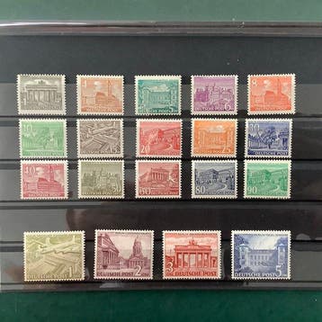 Berlin 1949 - Bâtiments de Berlin avec certificat