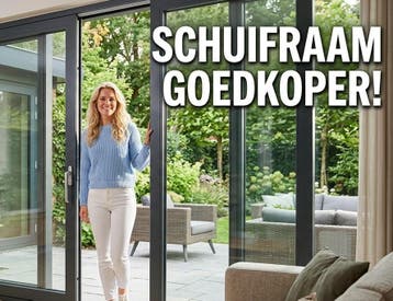 SCHUIFRAMEN PRIJZEN DEZE MAAND VEEL (max 49%) GOEDKOPER !, Nieuw
