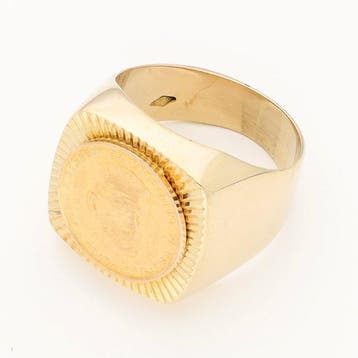 Ring - 18 karaat Geel goud, Bijoux, Sacs & Beauté