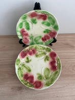 Sarreguemines - Dessertservies (6) - fraise - Aardewerk,, Antiek en Kunst