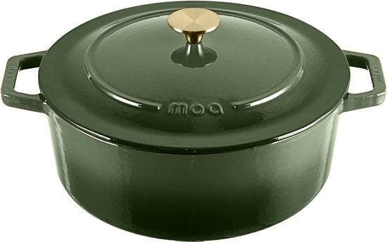2dekans | MOA Gietijzeren Braadpan - 7,2L - Voor Alle, Huis en Inrichting, Keuken | Potten en Pannen, Ophalen of Verzenden