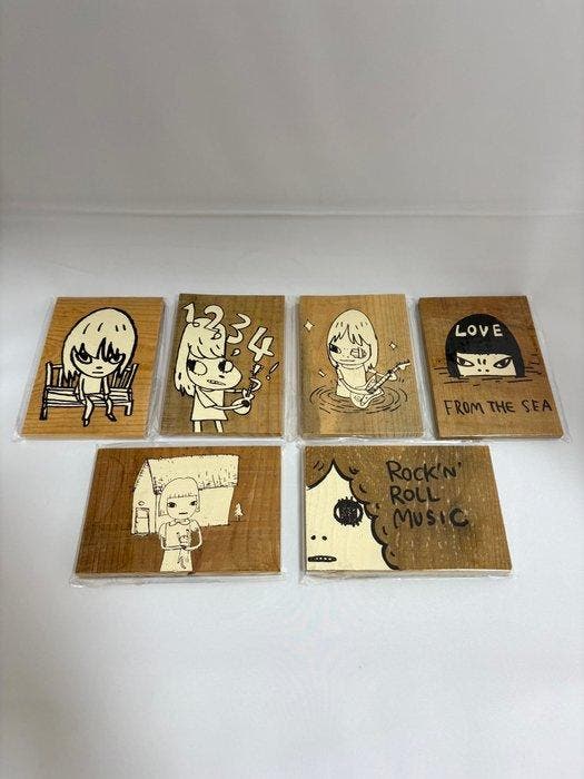 Yoshitomo Nara (1959) - Broken Heart Bench, etc., Antiquités & Art, Art | Peinture | Moderne