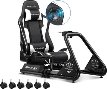 GTPLAYER Racing Simulator Cockpit met Stoel, Sim Racing Cock, Verzenden