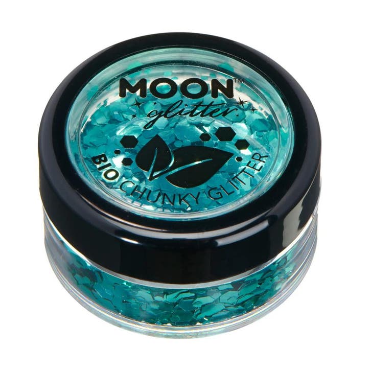 Moon Glitter Bio Chunky Glitter Turquoise 3g, Hobby & Loisirs créatifs, Articles de fête, Envoi