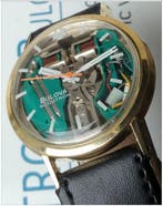 Bulova Accutron Spaceview-Révisée - Homme - 1963, Handtassen en Accessoires, Horloges | Heren, Nieuw