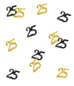Tafelconfetti 25 Jaar 20gr, Verzenden, Nieuw