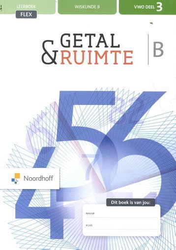 vwo B 3 FLEX / Getal & Ruimte / leerboek 9789001736934, Verzenden, Zo goed als nieuw