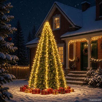 vidaXL Kerstboomverlichting met 400 LEDs net 400 cm, Verzenden