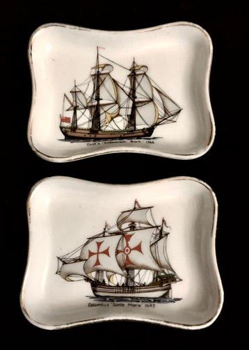 Robert HAVILAND and C. PARLON - Asbak (2) - LIMOGES. A set